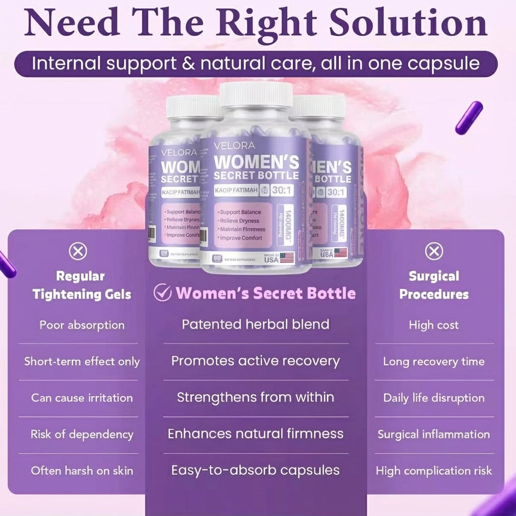 VELORA™ Women's Secret Bottle